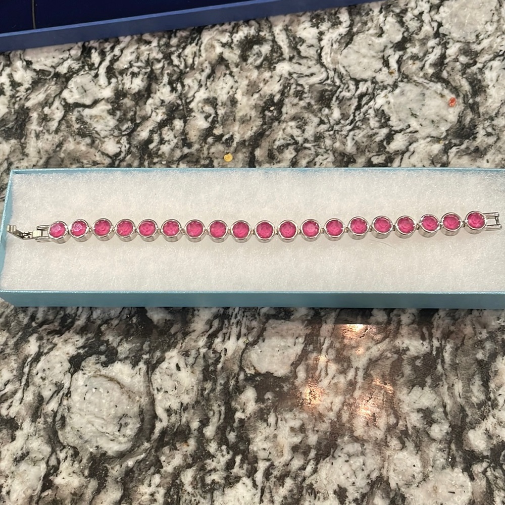 Touchstone Crystal Pink Ice Bracelet